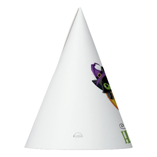 Boo Black Cat, Scary Pumpkin Coffee Halloween Feesthoedjes (Links)