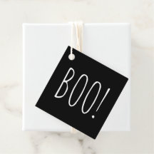 Boo Black Halloween Party | Schattigee minimalisti