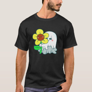Boo Bloem Verjaardag Meisje Tweeling Coquette Hart T-shirt