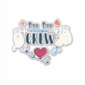 Boo-boebemanning Sticker (Voorkant)