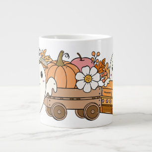 Boo & Boeken Lief Geestje Leest Herfst Ontwerp Grote Koffiekop