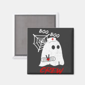 BOO-boer t-shirt verpleegster, grappig half-verple Magneet (Voorkant / Achterkant)