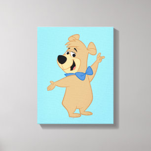 Boo-Boo Beer armen breed Canvas Afdruk