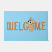 Boo-Boo Beer armen breed Deurmat (Voorkant)