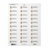 Boo-Boo Beer armen breed Etiket (Full Sheet)