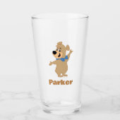 Boo-Boo Beer armen breed Glas (Voorkant)