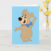 Boo-Boo Beer armen breed Kaart (Gele Bloem)