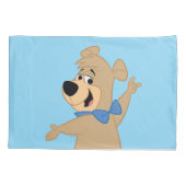 Boo-Boo Beer armen breed Kussensloop (Achterkant)