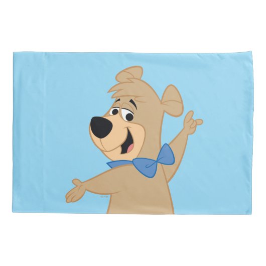 Boo-Boo Beer armen breed Kussensloop (Achterkant)