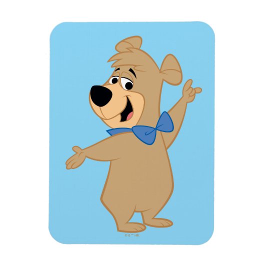 Boo-Boo Beer armen breed Magneet (Verticaal)