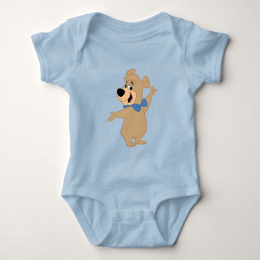 Boo-Boo Beer armen breed Romper (Voorkant)