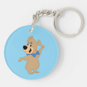 Boo-Boo Beer armen breed Sleutelhanger (Achterkant)