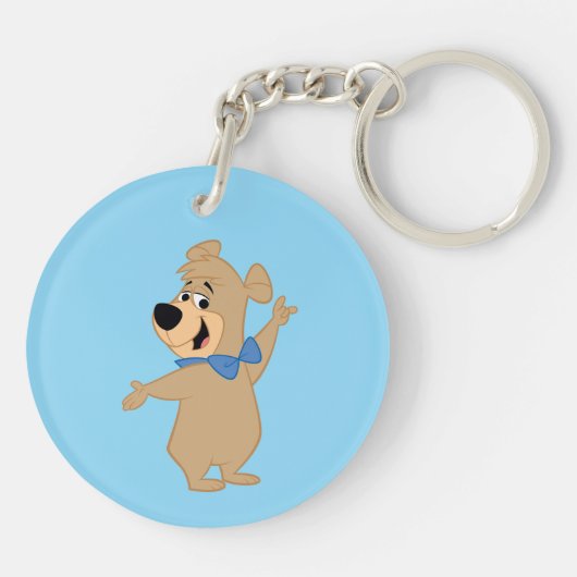 Boo-Boo Beer armen breed Sleutelhanger (Achterkant)