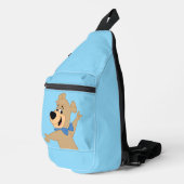 Boo-Boo Beer armen breed Sling Bag (Rechterhoek)