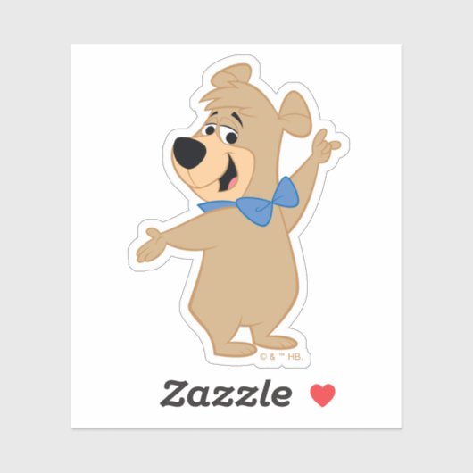 Boo-Boo Beer armen breed Sticker (Vel)