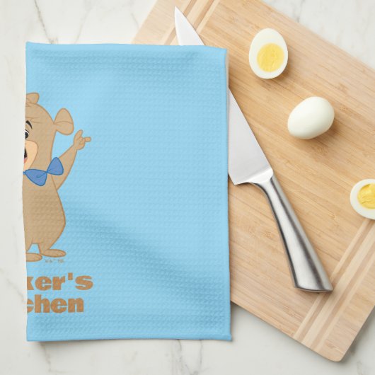 Boo-Boo Beer armen breed Theedoek (Quarter Fold)