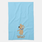 Boo-Boo Beer armen breed Theedoek (Verticaal)