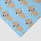 Boo-Boo Beer armen breed Tissuepapier (Detail)