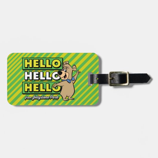 Boo-Boo-Beer Hallo Hallo Hallo Bagagelabel (Voorkant horizontaal)