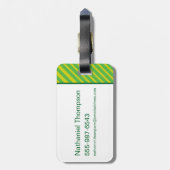 Boo-Boo-Beer Hallo Hallo Hallo Bagagelabel (Achterkant verticaal)