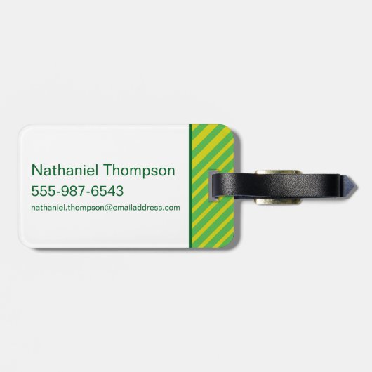 Boo-Boo-Beer Hallo Hallo Hallo Bagagelabel (Achterkant horizontaal)