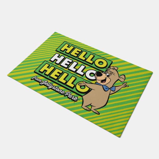 Boo-Boo-Beer Hallo Hallo Hallo Deurmat (Schuin)