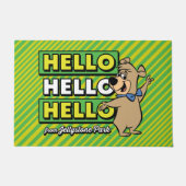 Boo-Boo-Beer Hallo Hallo Hallo Deurmat (Voorkant)