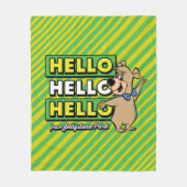 Boo-Boo-Beer Hallo Hallo Hallo Fleece Deken (Voorkant)