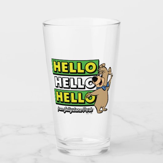 Boo-Boo-Beer Hallo Hallo Hallo Glas (Voorkant)