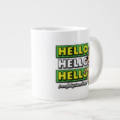 Boo-Boo-Beer Hallo Hallo Hallo Grote Koffiekop (Voorkant rechts)