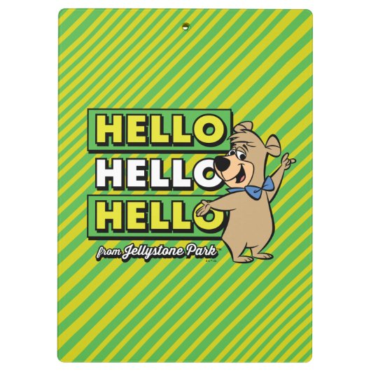 Boo-Boo-Beer Hallo Hallo Hallo Klembord (Achterkant)