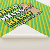 Boo-Boo-Beer Hallo Hallo Hallo Sherpa Deken (3/4)