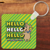 Boo-Boo-Beer Hallo Hallo Hallo Sleutelhanger (Achterkant)