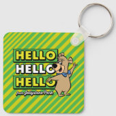 Boo-Boo-Beer Hallo Hallo Hallo Sleutelhanger (Achterkant)
