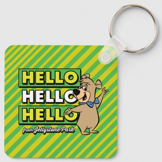 Boo-Boo-Beer Hallo Hallo Hallo Sleutelhanger (Achterkant)