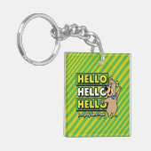 Boo-Boo-Beer Hallo Hallo Hallo Sleutelhanger (Voorkant Links)