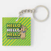 Boo-Boo-Beer Hallo Hallo Hallo Sleutelhanger (Achterkant)