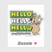 Boo-Boo-Beer Hallo Hallo Hallo Sticker (Vel)