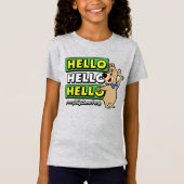 Boo-Boo-Beer Hallo Hallo Hallo T-shirt (Voorkant)