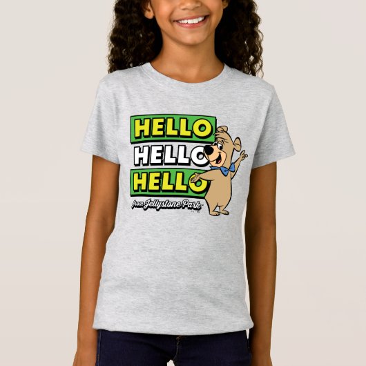 Boo-Boo-Beer Hallo Hallo Hallo T-shirt (Voorkant)
