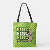 Boo-Boo-Beer Hallo Hallo Hallo Tote Bag (Achterkant)