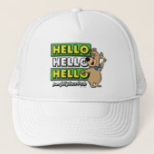 Boo-Boo-Beer Hallo Hallo Hallo Trucker Pet (Voorkant)
