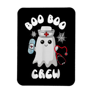 Boo Boo Bem Cute Verpleegster Geest Grappig Hallow Magneet
