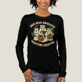 Boo Boo Brigade Haunting Hospitals Nurse Halloween Tri-Blend Shirt (Voorkant)