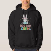 Boo Boo Crew Bunny Nurse Paaskonijn Face Masker N Hoodie (Voorkant)