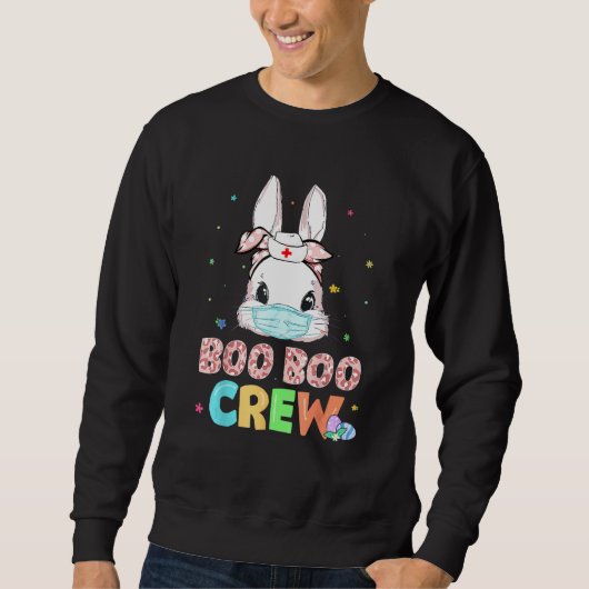 Boo Boo Crew Bunny Nurse Paaskonijn Face Masker N Trui (Voorkant)