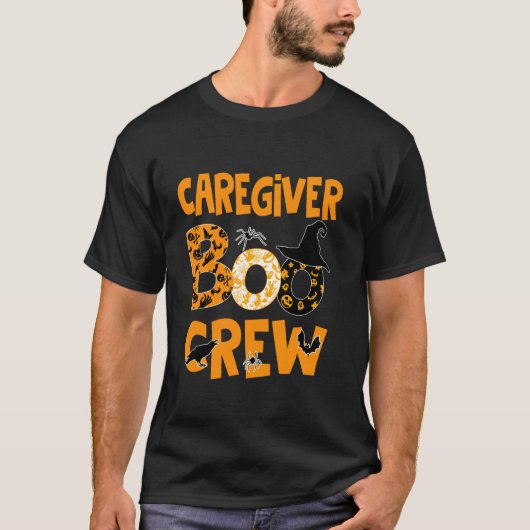 Boo Boo Crew Caregiver Halloween Ghost Costume Mat T-shirt (Voorkant)