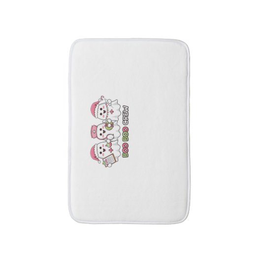 Boo Boo Crew Christmas, Ghost Nurse Oversized T-SH Badmat (Voorkant Verticaal)