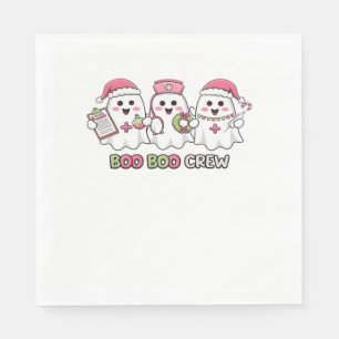 Boo Boo Crew Christmas, Ghost Nurse Oversized T-SH Servet
