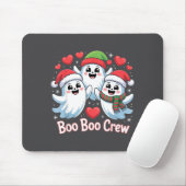 Boo-boo Crew Christmas Ghost Santa Hat Halloween H Muismat (Met muis)